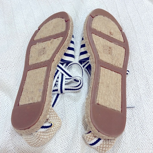 J.Crew NWOT canvas lace up espadrilles size 9 - Picture 4 of 5